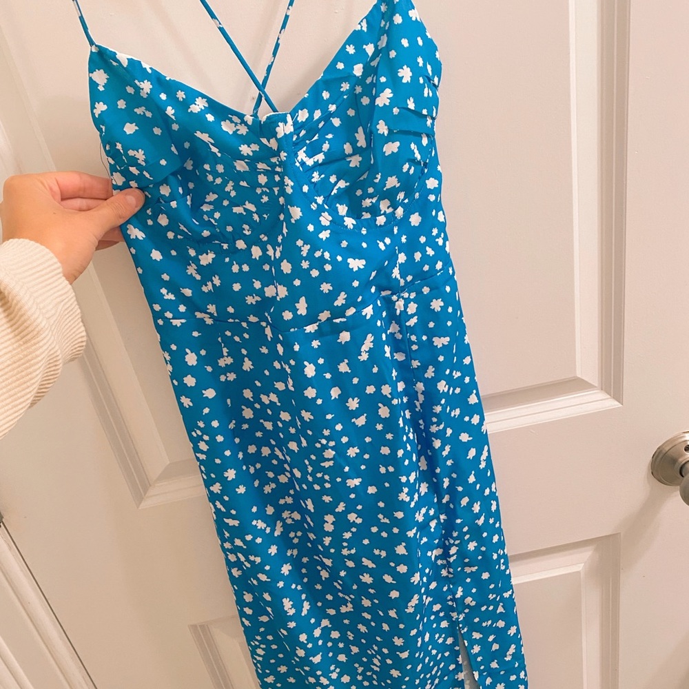 Stunning Summer MIDI Blue Dress✨